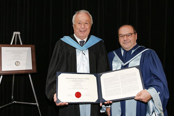 L’INRS remet un doctorat honoris causa à Alain Mérieux