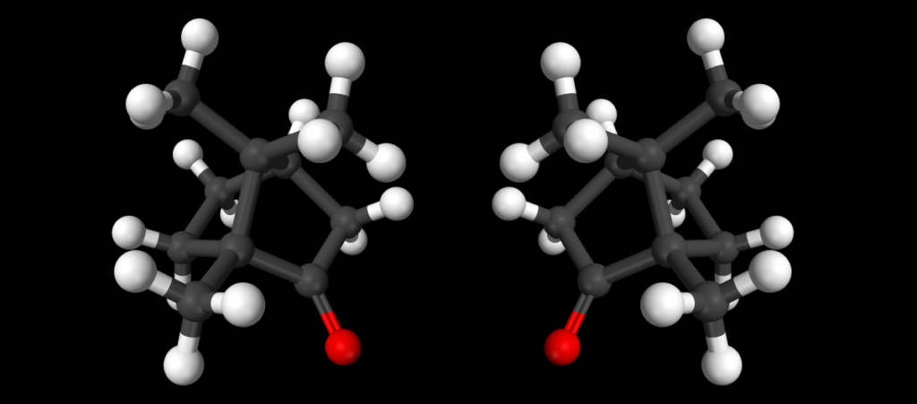 Molécules droitières ou gauchères