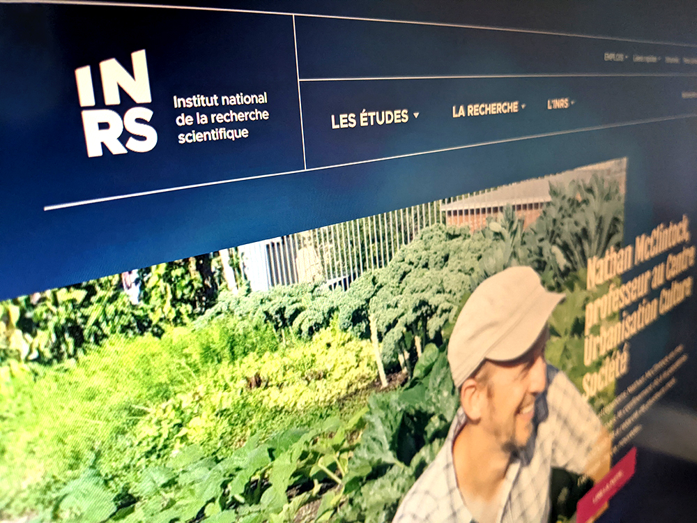 Un nouveau site Web distinctif pour l’INRS