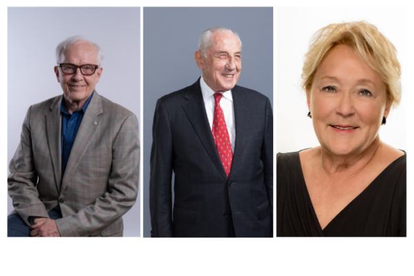 L’INRS remettra trois doctorats honorifiques à des personnalités canadiennes influentes