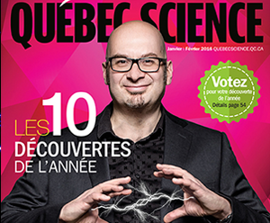Magazine cover Québec Science Roberto Morandotti